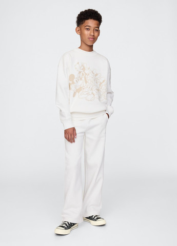 Молочные спортивные, кэжуал демисезонные прямые брюки Gap