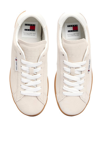 Светло-бежевые кеды Tommy Jeans