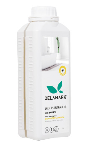 Універсальний засіб для миття ванної кімнати з ароматом лимона 1 л (4820152331892) DeLaMark (254968647)