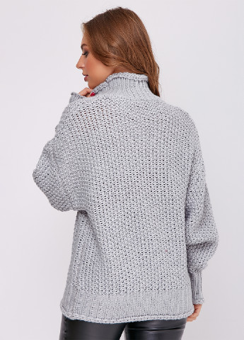 Серый демисезонный свитер ST-Seventeen