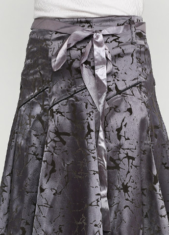 Серая кэжуал с абстрактным узором юбка Tivardo миди
