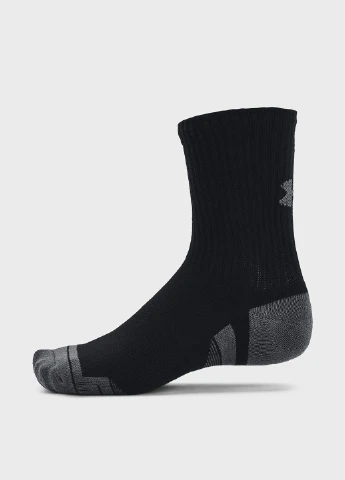 Чорні шкарпетки (3 пари) Under Armour однотонні (267579478)