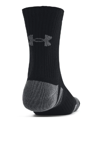 Чорні шкарпетки (3 пари) Under Armour однотонні (267579478)
