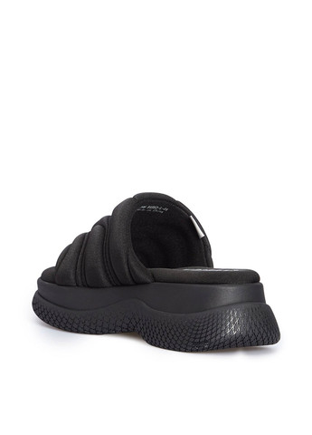 Черные шлепанцы Bronx с вышивкой, с логотипом