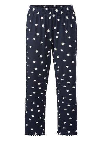 Темно-синя всесезон піжама (лонгслів, штани) лонгслів + брюки Esmara