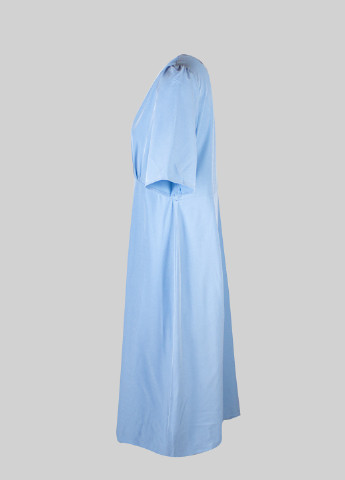 Голубое кэжуал платье Our Heritage однотонное