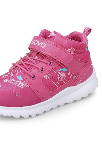 Рожеві осінні кросівки для дівчинки child's drawing Uovo 56516