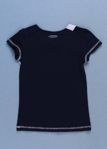 Темно-синяя летняя футболка для девочки Rucanor