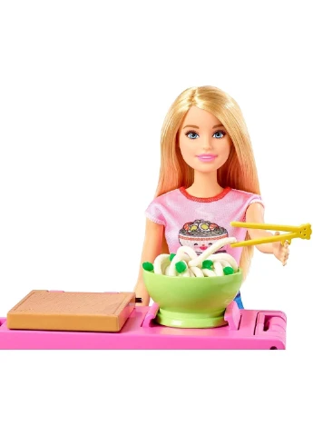Ігровий набір Barbie Noodle Bar Playset Приготування локшини (GHK43) Mattel (255665512)