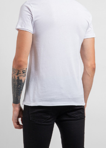 Біла біла футболка з принтом rural tailors Ko Samui