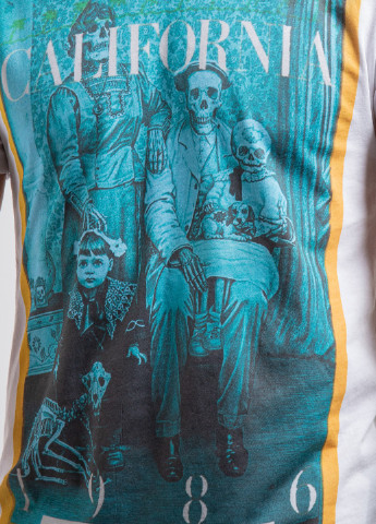 Біла біла футболка з принтом rural tailors Ko Samui