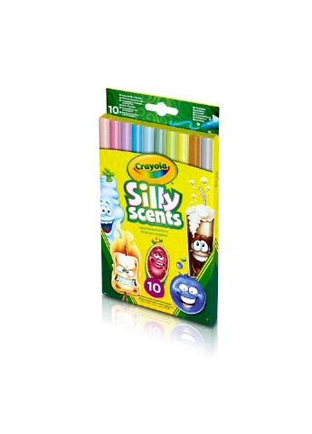 Фломастери Набір Silly Scents Washable Тонка лінія з ароматом 10 шт (256340.024) Crayola (254069738)