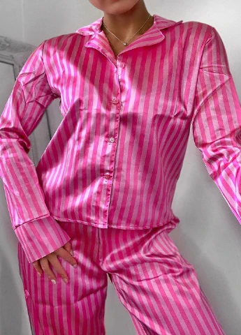 Розовая всесезон пижама Boohoo