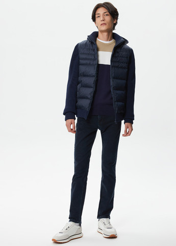 Темно-синя демісезонна куртка Lacoste