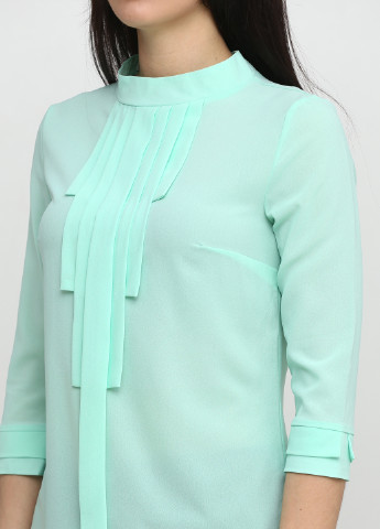 Светло-бирюзовая демисезонная блуза Carica
