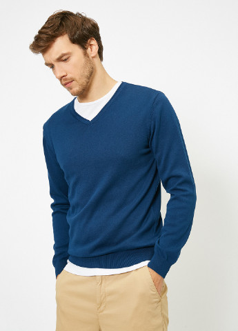 Синій демісезонний пуловер пуловер KOTON