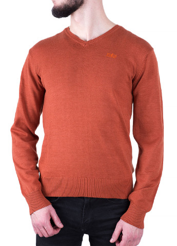 Оранжевый демисезонный пуловер пуловер E-Bound