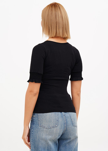 Чорна блуза Sassofono Club