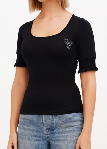 Чорна блуза Sassofono Club