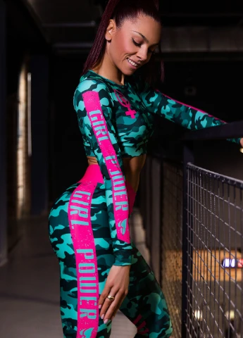 Легінси Bona Fide Bona Classic Glamour Army (246548806)
