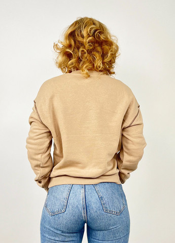 Комбинированный свитшот H&M колор блок без декора (301194205)