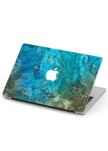Чехол пластиковый для Apple MacBook Pro 15 A1707 / A1990 Голубой мрамор (Blue marble) (9649-1570) MobiPrint (218347904)