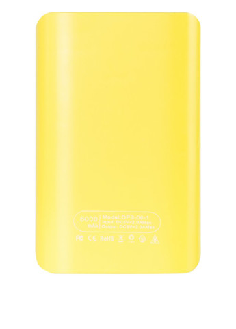 Универсальная батарея 6000mAh Yellow (павербанк) Optima OPB-6-1