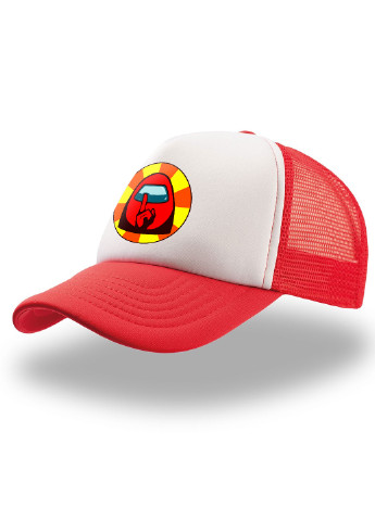 Кепка Тракер детская Амонг Ас Красный (Among Us Red) (33404-2412) MobiPrint (220769653)