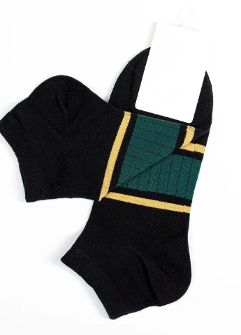 Зелені шкарпетки чоловічі ISSA PLUS смужки (253866514)