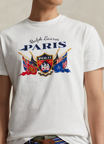 Біла літня футболка Ralph Lauren