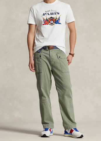 Біла літня футболка Ralph Lauren