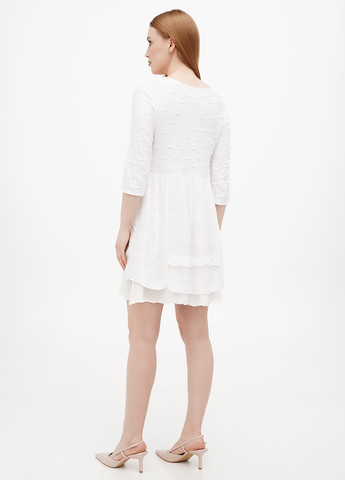 Білий кежуал сукня Made in Italy однотонна