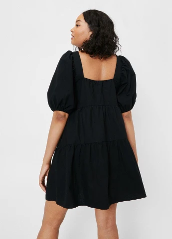 Черное кэжуал платье а-силуэт Nasty Gal однотонное