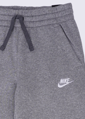 Серый демисезонный костюм (толстовка, брюки) брючный Nike
