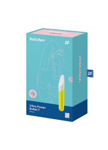 Вибратор для клитора Ultra Power Bullet 7 Yellow Satisfyer (252607194)