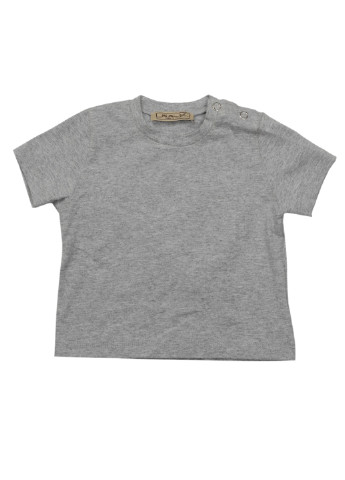 Сіра літня футболка з коротким рукавом MIMISOL