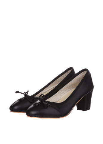 Черные женские кэжуал туфли с бантом на среднем каблуке босния и герцеговина - фото