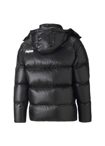 Чорна демісезонна куртка volume down jacket Puma