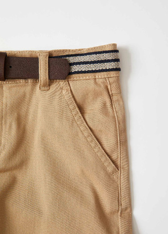 Песочные кэжуал летние брюки прямые DeFacto