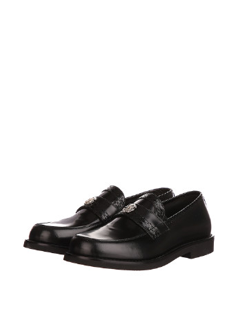 Черные туфли без шнурков Roberto Cavalli