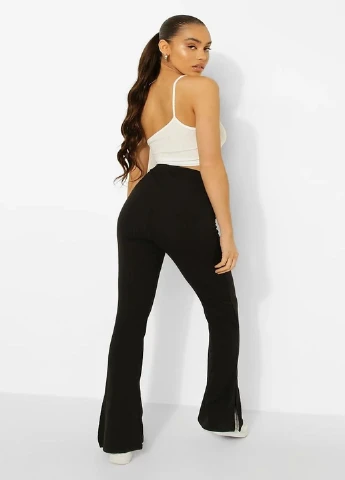 Черные демисезонные леггинсы Boohoo