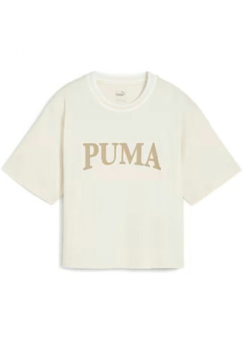 Желтая летняя футболка Puma SQUAD Graphic Tee