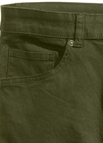 Хаки демисезонные джинсы H&M