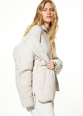 Светло-серая демисезонная куртка H&M