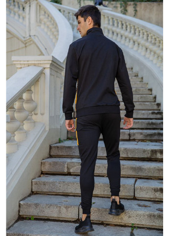 Черный демисезонный костюм (олимпийка, брюки) брючный Ager