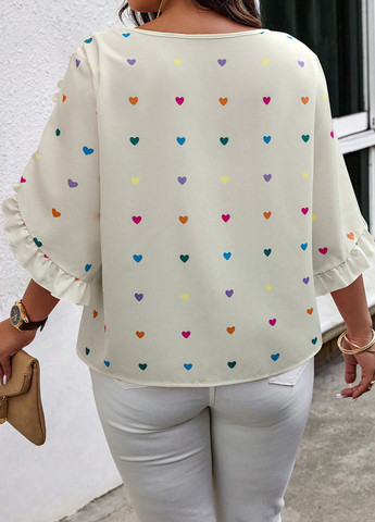 Молочная блуза SHEIN