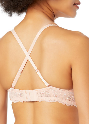 Бежевий бюстгальтер Emporio Armani з кісточками поліамід