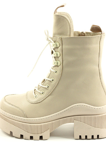 Зимние ботинки высокие женские молочные зима Phany