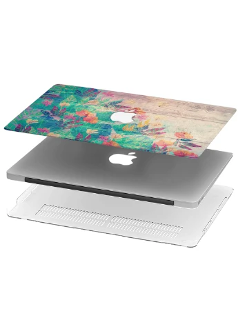 Чехол пластиковый для Apple MacBook Air 13 A1932 / A2179 / A2337 Лес и цветы (Wood & Flowers) (9656-1907) MobiPrint (218528494)
