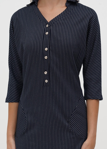 Світло-синя кежуал сукня Sassofono однотонна